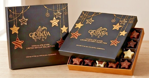 Boxes godiva stars - 2,