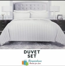 Duvet Cover Satin Stripe