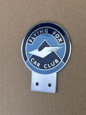 Rare flying fox club car - club, badge