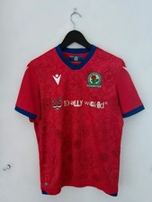 Authentic Small 2022 2023 Blackburn Rovers Third Away Macron Football Shirt