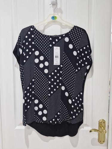 Blk white polka dot - f&f,