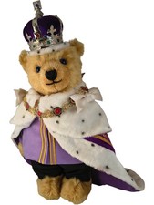 Merrythought Charles Coronation Bear HRH12KC Mohair Plush Collectible