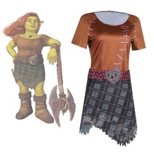 Enchanting Shrek Fiona Princess Cosplay Costume For Halloween And Theme Parties