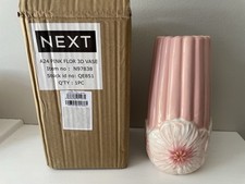 Next Pink 3D Flower Vase -
