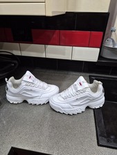 Fila Chunky Trainers Size Uk 7 White