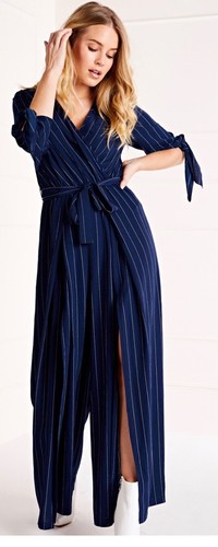 Mela london navy tie - , sleeve