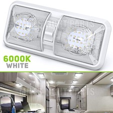 12V LED Lights Campervan RV Ceiling Dome White 6000K Van Interior Light Caravan,