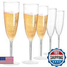 18 PCS Plastic Champagne