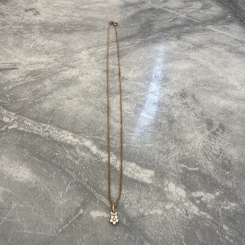 9ct gold necklace and - 9ct,
