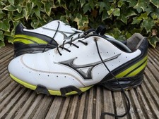MIZUNO Stability Style Golf Shoes, UK 10, White/Black, Good Condition 