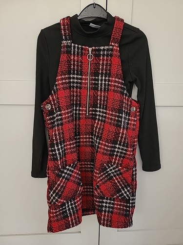 Girls pinafore dungaree - girls,