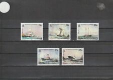 Alderney 1987 SG32-36 5v set NHM Alderney Shipwrecks-Liverpool (full-rigged ship