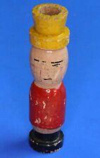 ONE Vintage Novelty carved wooden whistle /duck call figurine, 6cm **[29932]