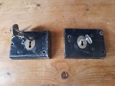 2 X Old Vintage Rim locks
