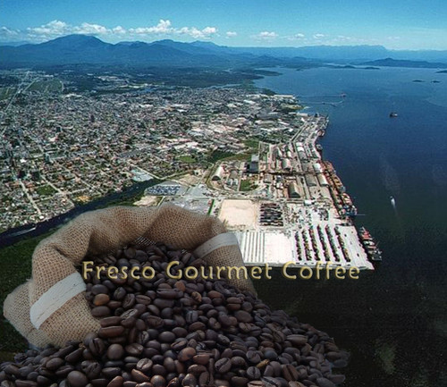 Brazilian santos coffee beans - coffee,