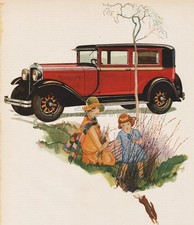 1928 Oldsmobile Sedan Coupe Roadster Phaeton Fischer Body General Motors ad