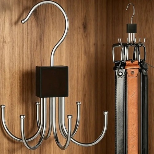 Wooden hanger belt tie - wooden, &