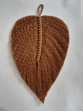 macrame wall hanging feather