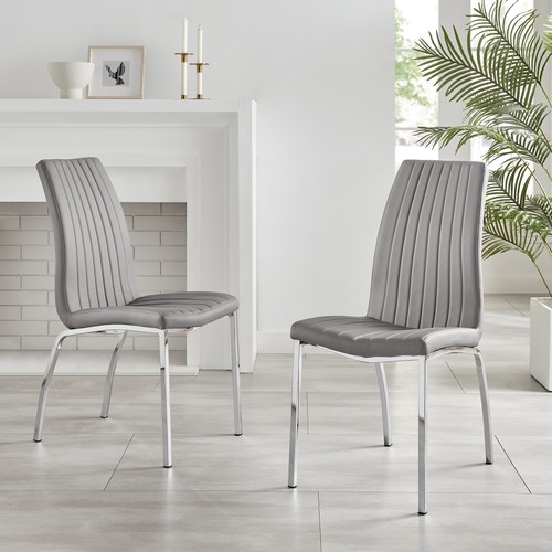 Isco faux leather silver - x2,