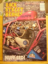 VINTAGE BSH BACK STREET HEROES MOTORCYCLE BIKE MAG JULY 1990 # 785 TRIUMPH