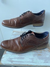 Dune Men's Brown Leather Derby