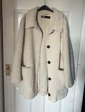 Zara faux sheepskin beige