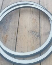 24" x 1 3/8 Ammaco Whitewall NOS Bike Cycle Tyres Pair 37x540