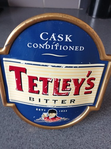 Tetley bitter metal pump - bitter,