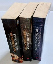 David Eddings Diamond Throne Ruby Knight Sapphire Rose HarperCollins Set Of 3 
