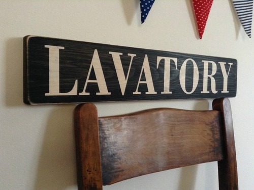 Lavatory sign toilet signs - lavatory,