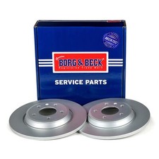 Solid Brake Discs Pair For