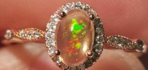 Fire opal mexican ring - ring, r338