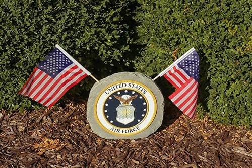 Patriotic garden stone - stone, air