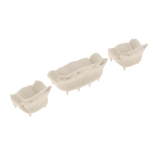 Miniature dollhouse sofa - dollhouse,
