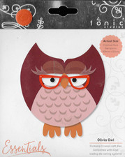 Tonic Studios Olivia Owl cutting die set for cardmaking, scrapbooking, crafts