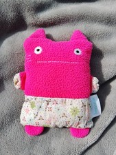 Trousselier 'Ugly Doll' Pink Comforter Rattle Plush. Liberty Print? 