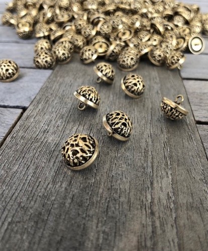 10pcs filigree hemisphere - filigree,