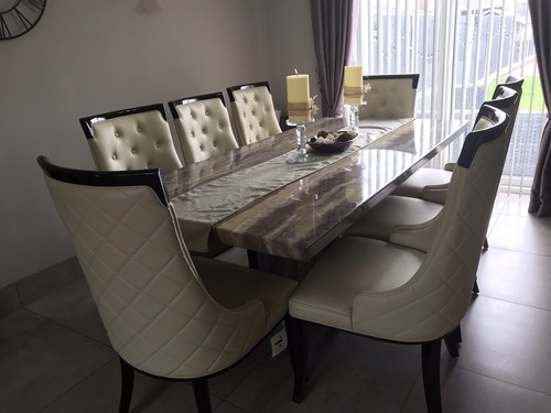 Seater italian marble dining - 8,