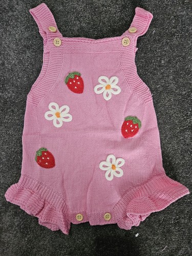 Baby girls pink knitted - baby,