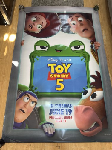 Bus shelter poster - poster:, toy
