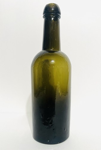 Antique black glass spirits - black,