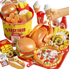 41/62/84Pcs Play Food Toys