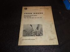 John Deere 1020 3130 Selective Control Valves for Tractor Technical Manual Book