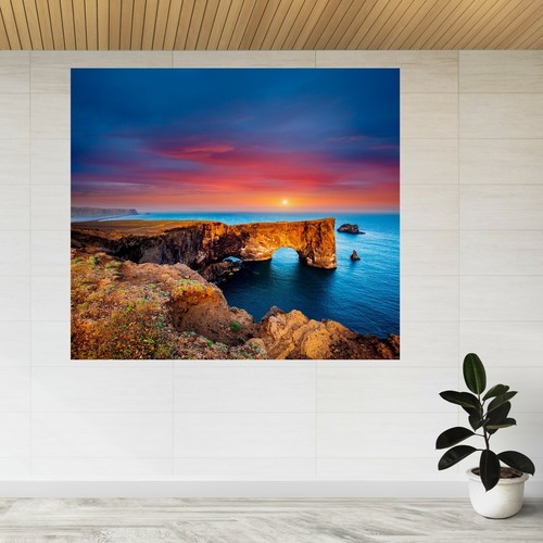 Sunset atlantic ocean coast - atlantic,