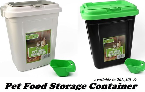 Pet food storage container - food,