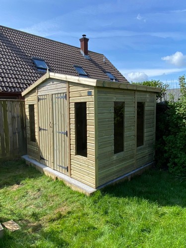 10x8 apex workshop shed super - 10x8,