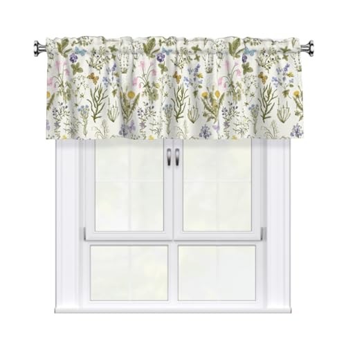 Spring wildflowers curtain - spring,