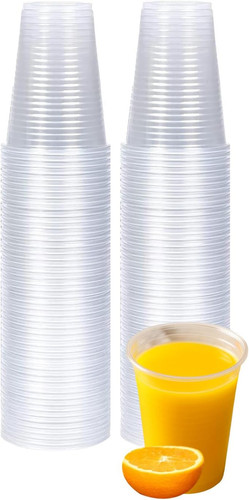 Clear 7oz plastic - |,