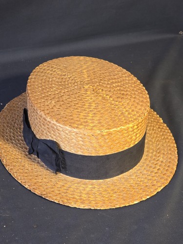 Vintage straw men - men's, boater