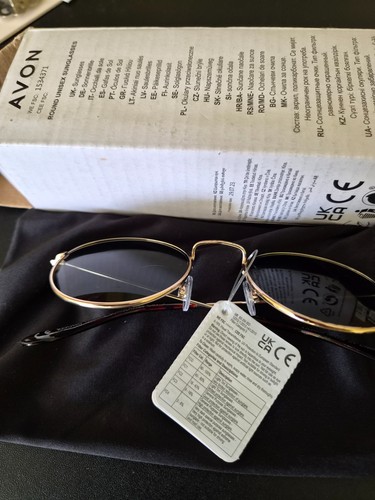 Avon round unisex sunglasses